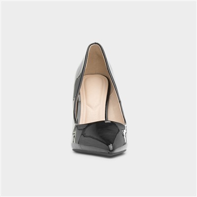 Rachel Womens Black Patent Heel