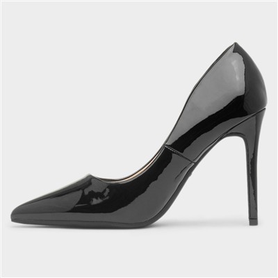 Rachel Womens Black Patent Heel