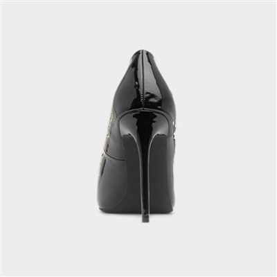 Rachel Womens Black Patent Heel