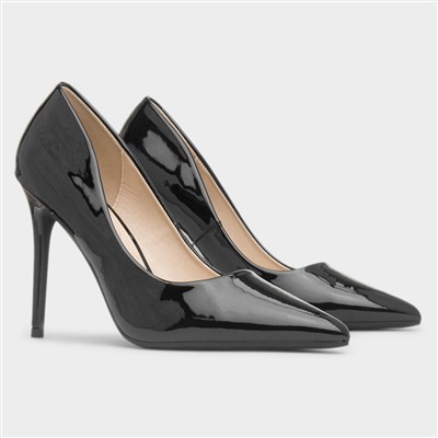 Rachel Womens Black Patent Heel