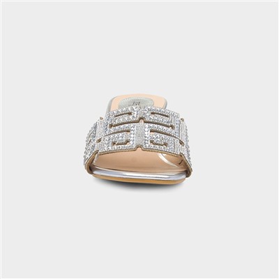 Billie Womens Silver Heel