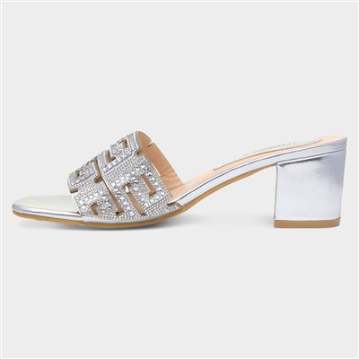Billie Womens Silver Heel