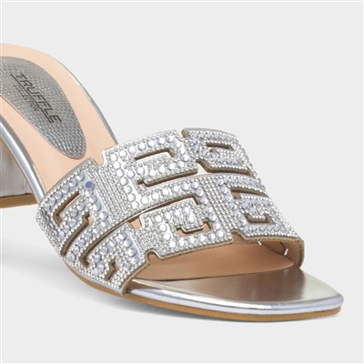 Billie Womens Silver Heel