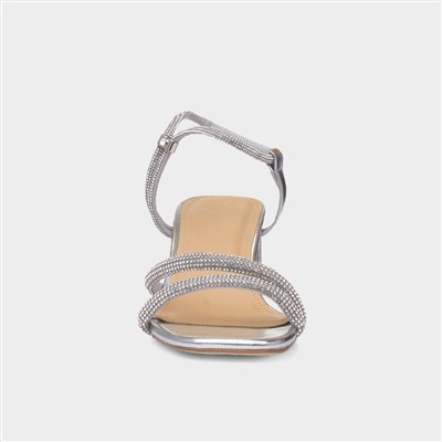 Ophelia Womens Silver Heel