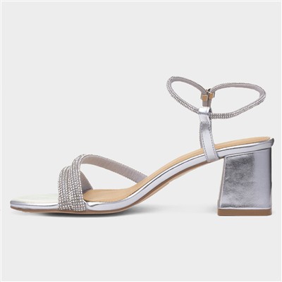 Ophelia Womens Silver Heel