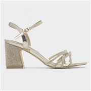 Truffle Collection Kaylee Womens Gold Block Heel (Click For Details)