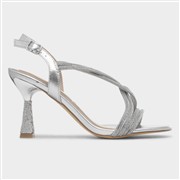 Truffle Collection Christy Womens Silver Heel (Click For Details)
