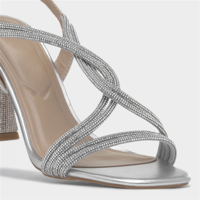Christy Womens Silver Heel