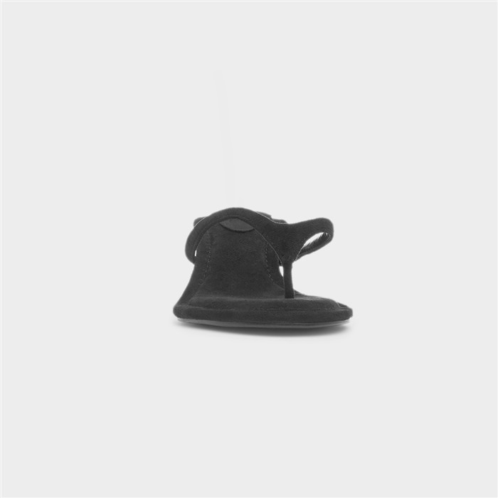 Lowri Womens Black Slip On Heel
