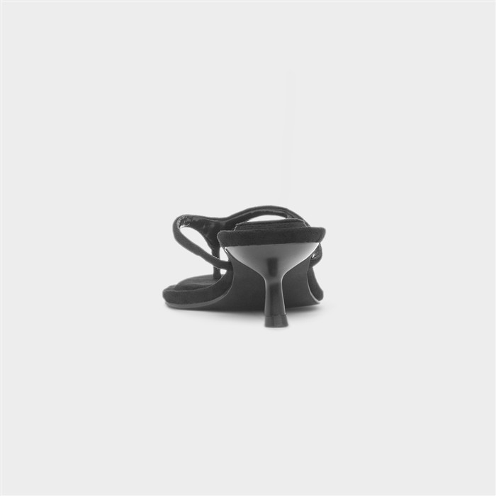 Lowri Womens Black Slip On Heel