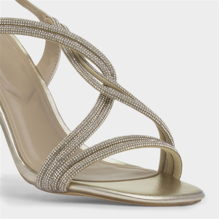 Christy Womens Gold Heel