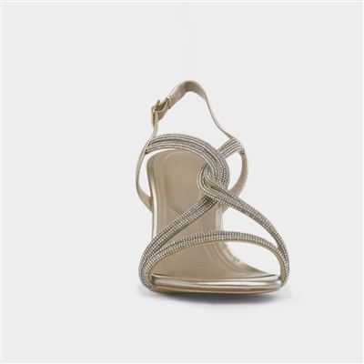 Christy Womens Gold Heel