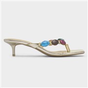 Truffle Collection Lilah Womens Gold Heeled Sandal (Click For Details)