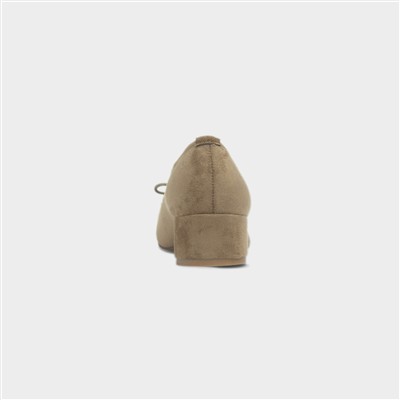Prunella Womens Tan Ballerina