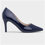 Truffle Collection Miranda Womens Navy Patent Heel (Click For Details)