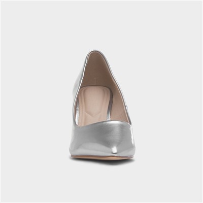 Miranda Womens Silver Heel