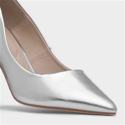 Miranda Womens Silver Heel
