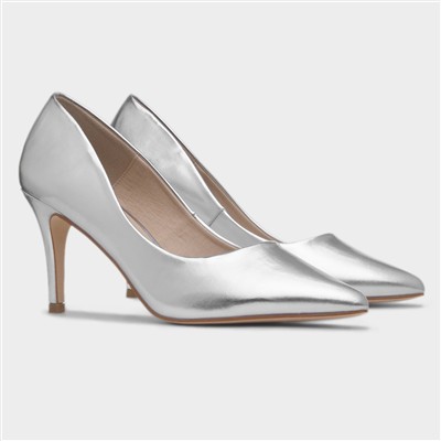 Miranda Womens Silver Heel