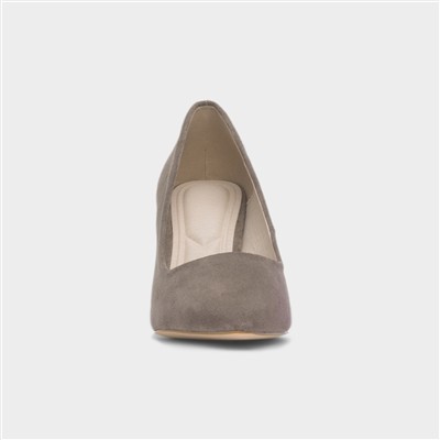 Miranda Womens Taupe Heel