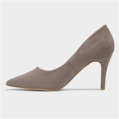 Miranda Womens Taupe Heel