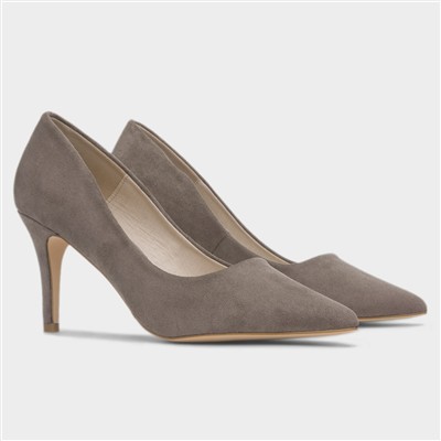 Miranda Womens Taupe Heel