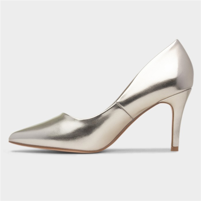 Miranda Womens Gold Heel