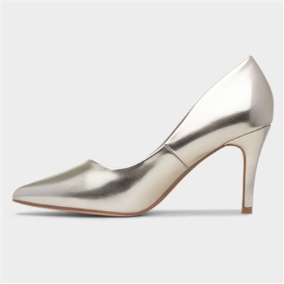 Miranda Womens Gold Heel