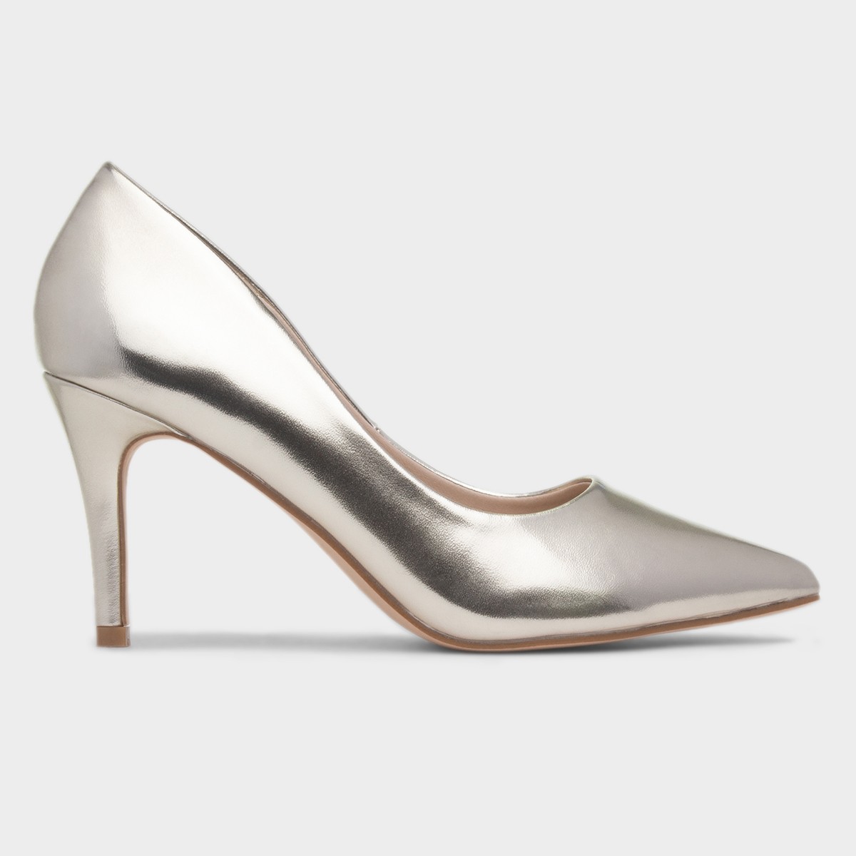 Miranda Womens Gold Heel