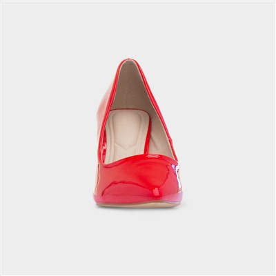 Miranda Womens Red Patent Heel