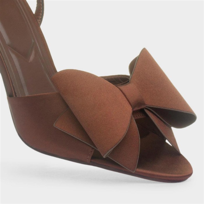 Belle Womens Chocolate Heel