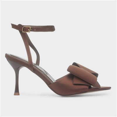 Sophia Womens Chocolate Heel