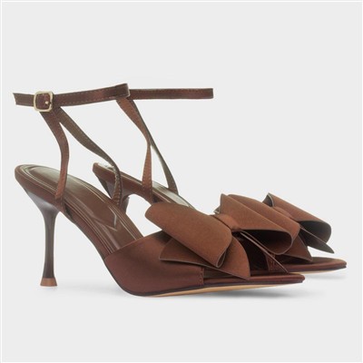 Sophia Womens Chocolate Heel