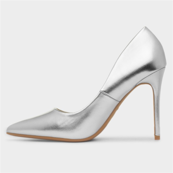 Rachel Womens Silver Heel