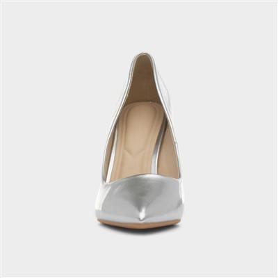 Rachel Womens Silver Heel