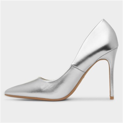 Rachel Womens Silver Heel