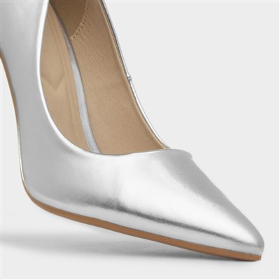 Rachel Womens Silver Heel