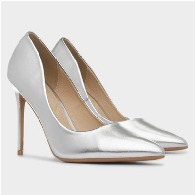 Rachel Womens Silver Heel