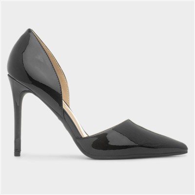 Millie Womens Black Patent Heel