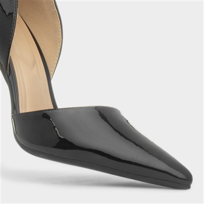 Millie Womens Black Patent Heel