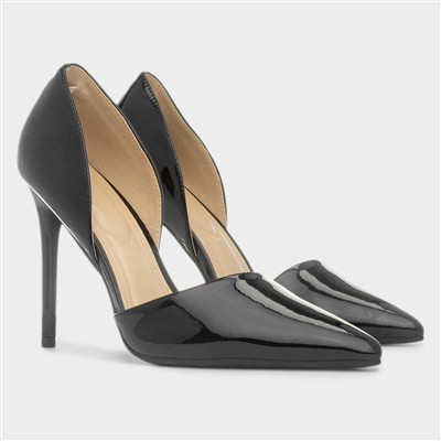 Millie Womens Black Patent Heel