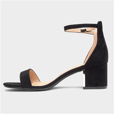 Halla1 Womens Black Sandals
