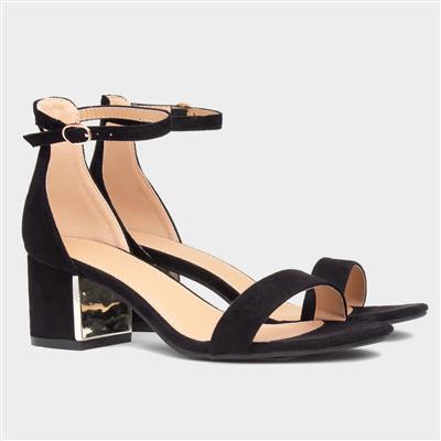 Halla1 Womens Black Sandals