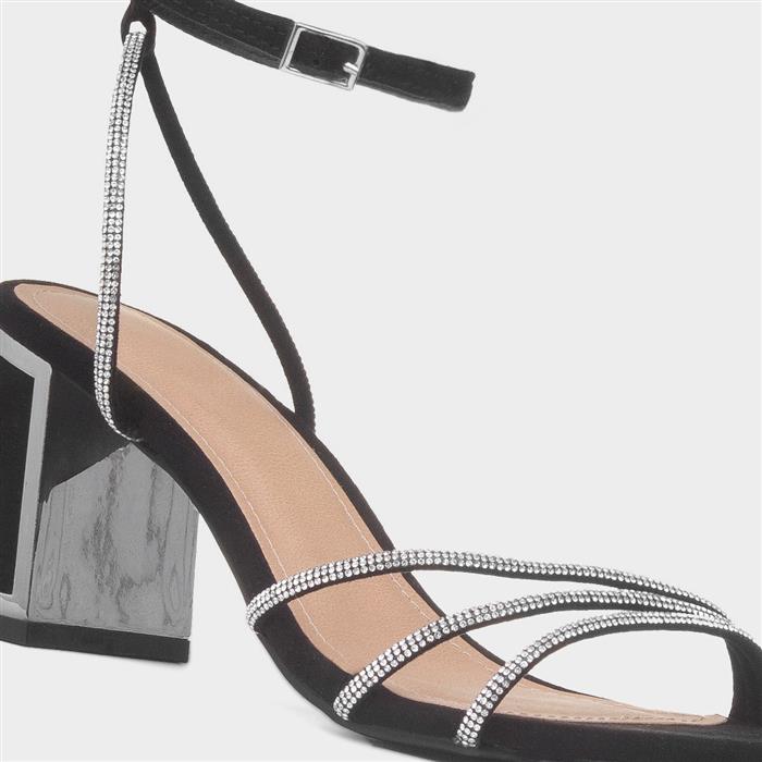 Tillie Womens Black Block Heel