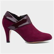 Lotus Maya Womens Red Court Shoe (Click For Details)