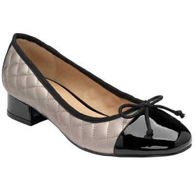 Ivy Womens Grey Heeled Shoe