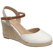 Lotus Katie Womens White Wedge Shoes (Click For Details)