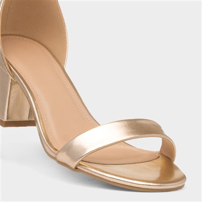 Blythe Womens Gold Sandal