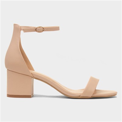 Blythe Womens Nude Heeled Sandal