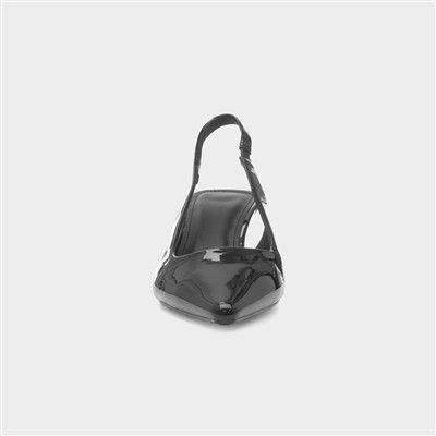 Celine Womens Black Patent Heel