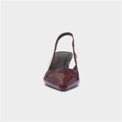 Celine Womens Burgundy Heel